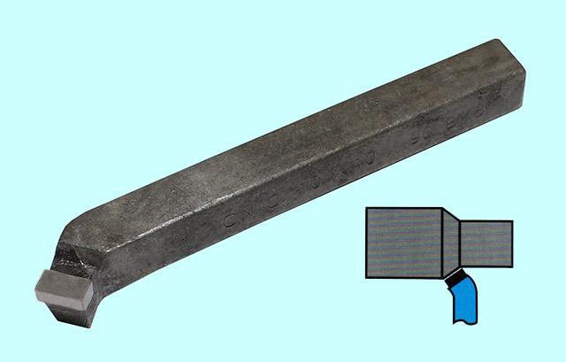 Резец проходной отогнутый 6х 6х 80 Т5К10 DIN 4972 CNIC