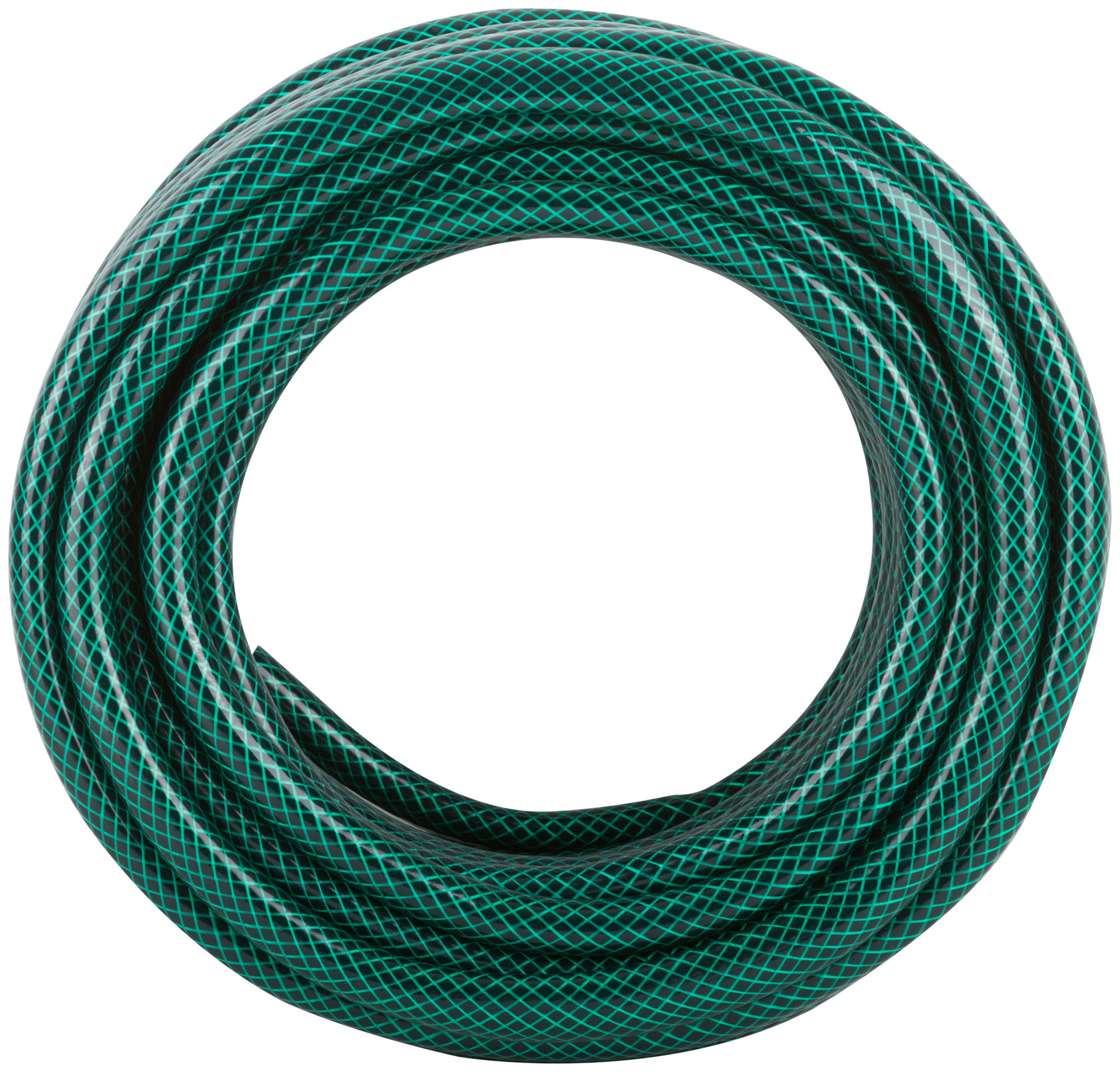 Шланг поливочный трехслойный армированный, зеленый 1/2 х 1,8 мм х 15 м (76304)