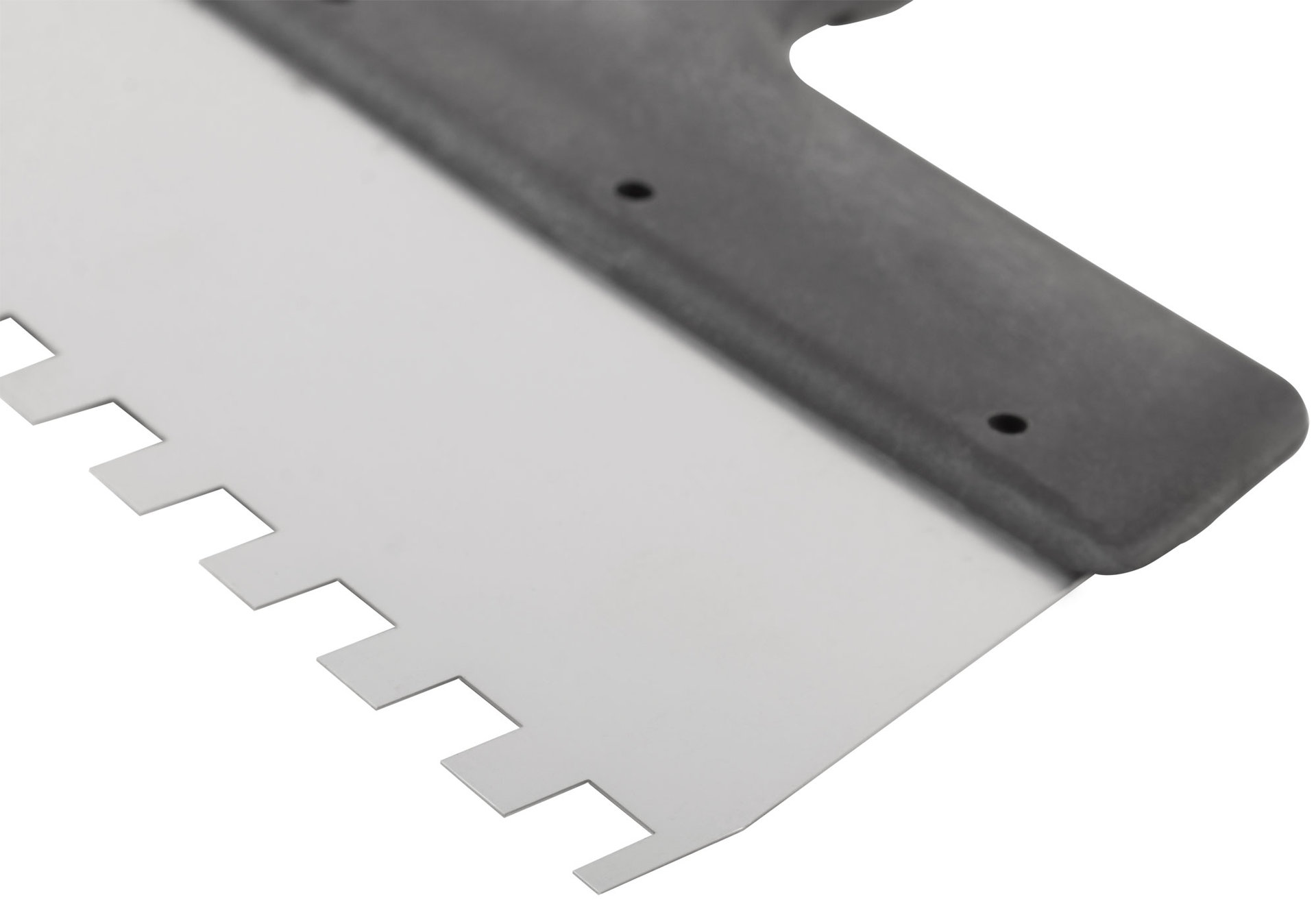 Шпатель фасадный нержавеющий зубчатый 250 мм / зуб 8 мм (06608)