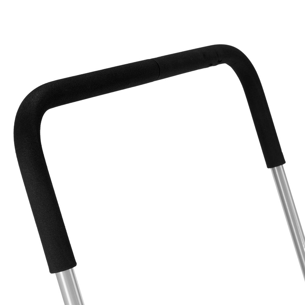 Скрепер-волокуша для уборки снега, полипропилен, колеса, 595х715х1445мм, рукоятка с ПВХ, LUXE Palisad (61694)