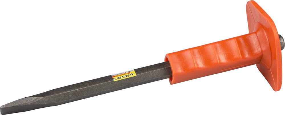 Зубило по металлу камню и бетону с протектором 25 х 300 мм Hercules Professional STAYER 2122-30