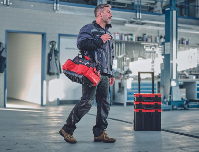 Сумка для инструмента Einhell E-Case Tasche, грузоподемность 30 кг, со стыковочной платформой (4540036)