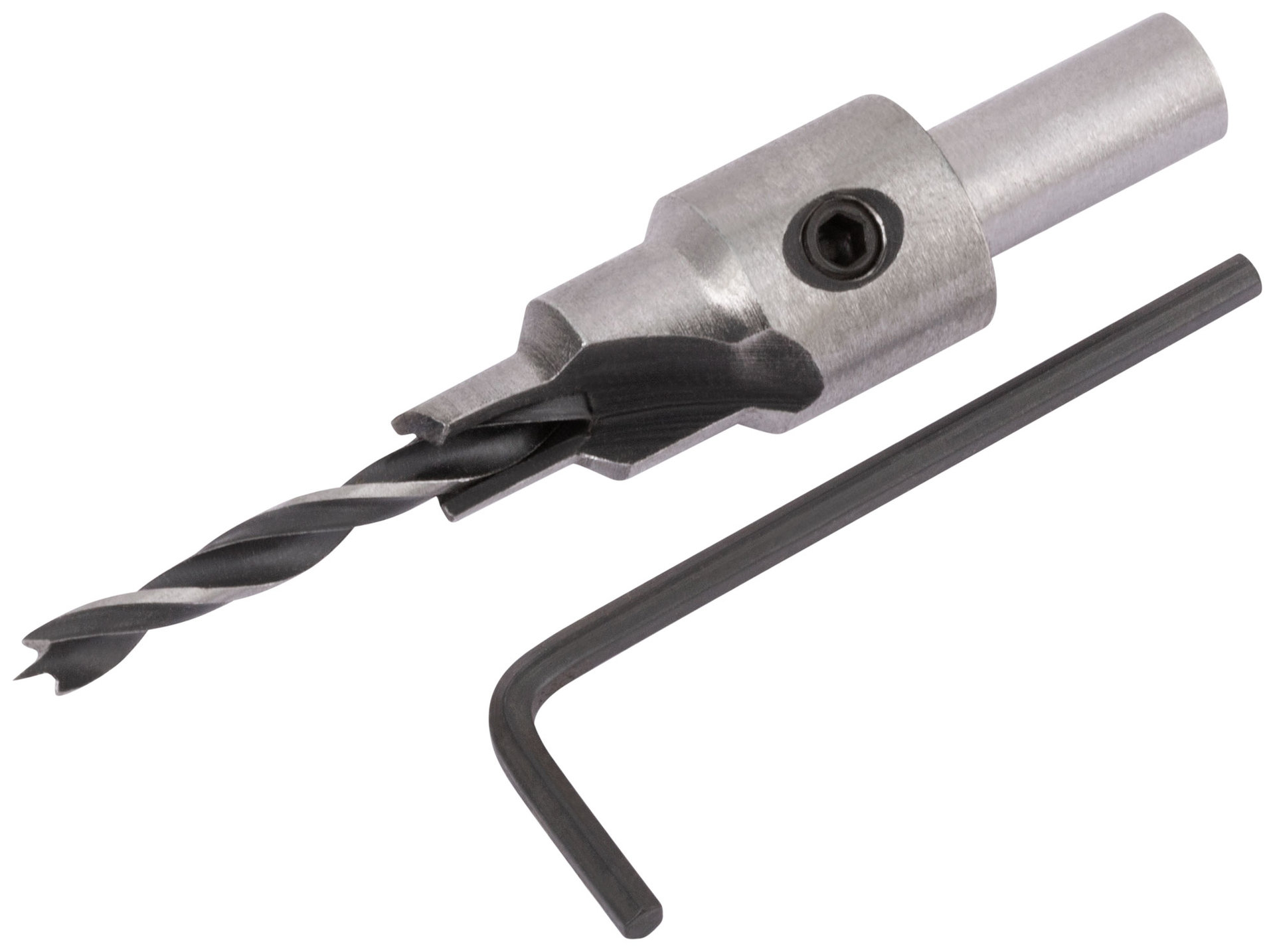 Сверло с зенкером для мебельных стяжек 4 мм/зенкер 6,5 мм (для стяжки 5х50) (36429)