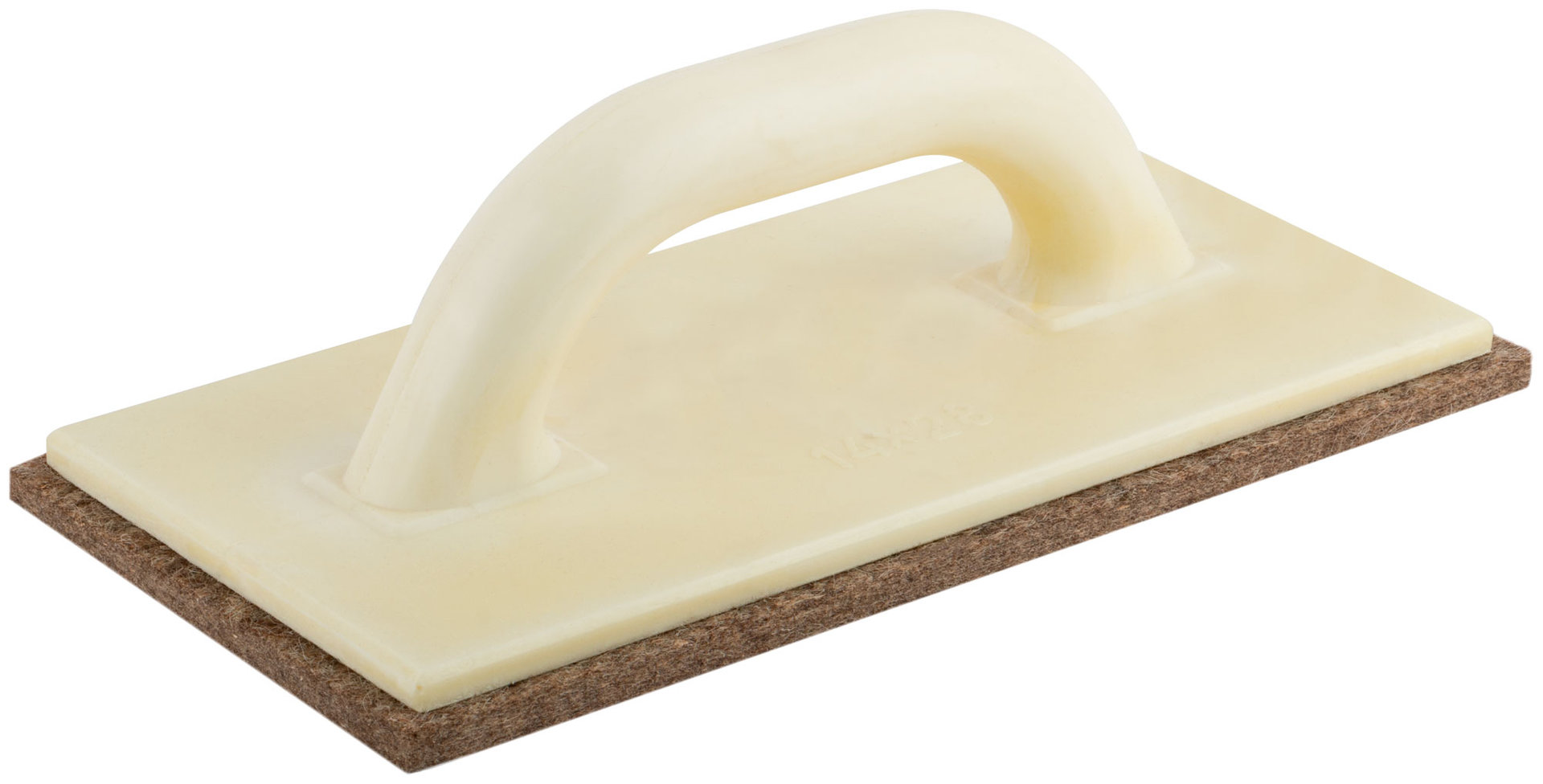 Терка финишная с войлочным покрытием, полиуретановый корпус 280х140 мм (05330)