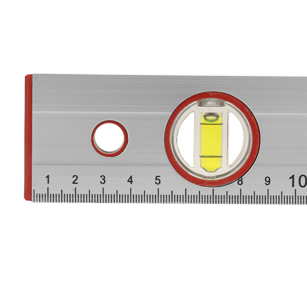 Уровень алюминиевый, 1000 мм, 2 глазка, линейка Sparta (35110)