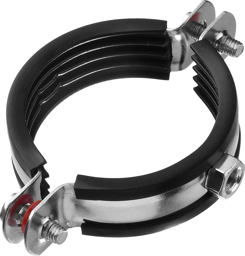 Хомут трубный с гайкой 2, цинк, 7 шт ЗУБР 37850-59-65