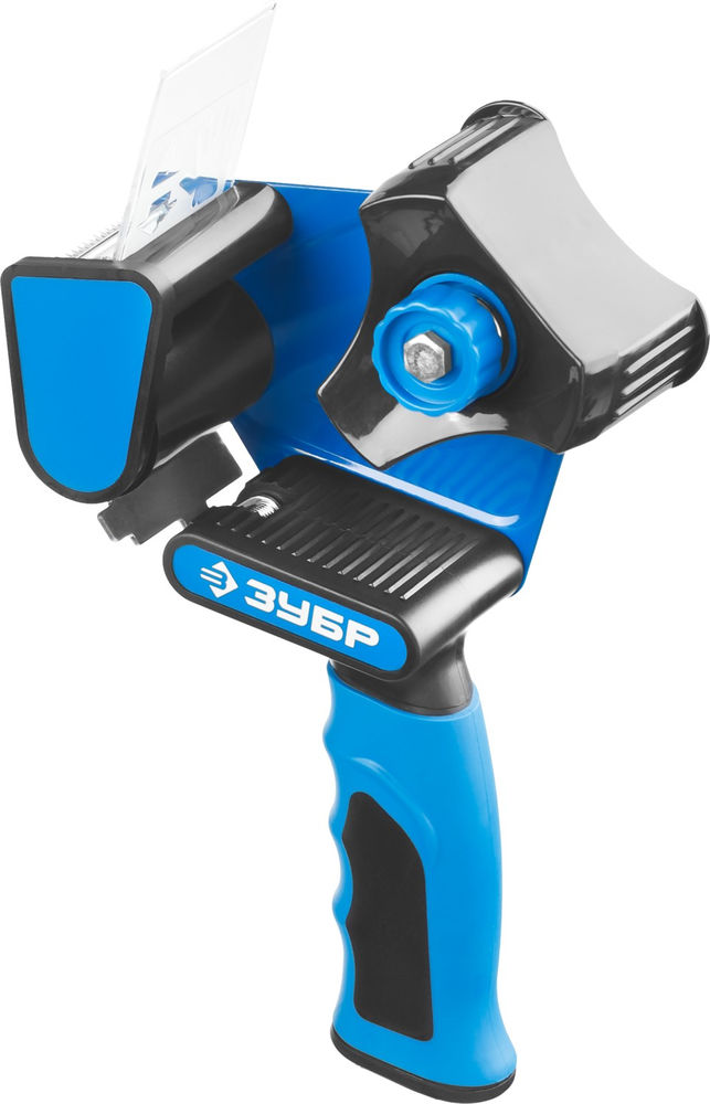 Диспенсер для клеящих лент до 50 мм двухкомпонентная рукоятка ЗУБР Профессионал 12015