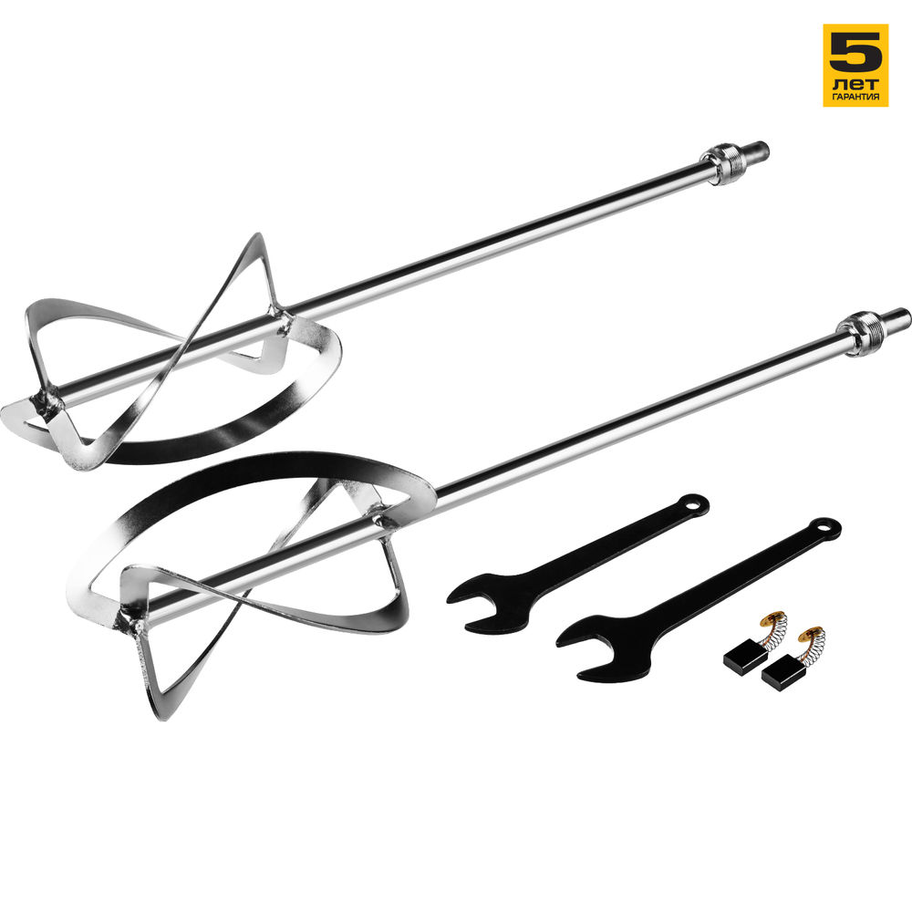 Строительный двойной миксер М27, 1400 Вт ЗУБР МРД-1400