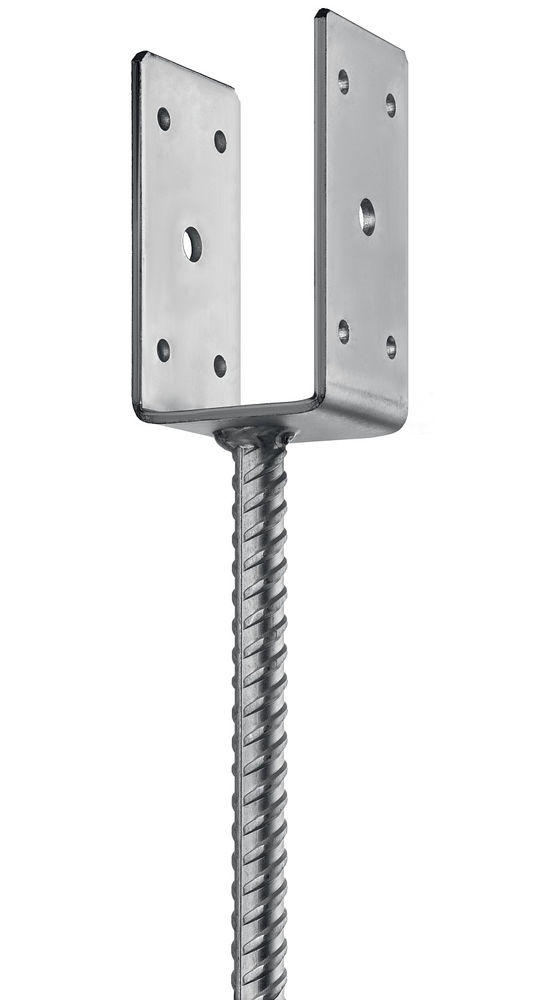 Основание столба ОС-U, U-образное, 61 x 120 x 60 мм ЗУБР 310286-060