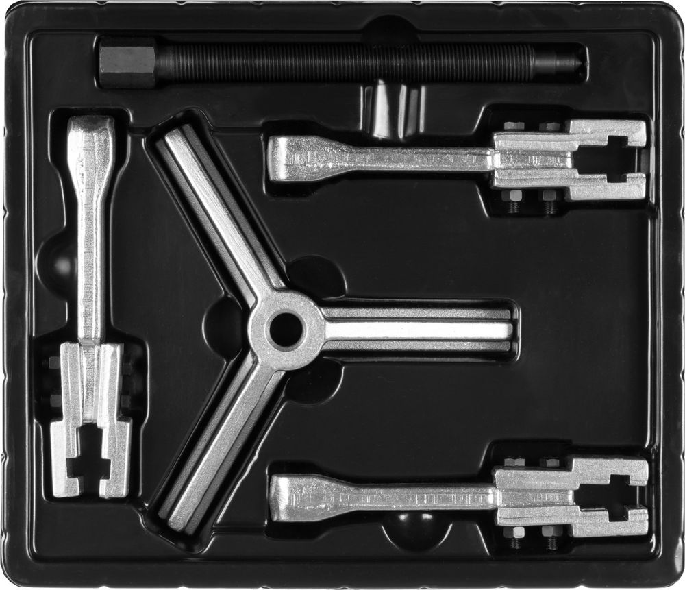 Съемник внешний d 30 - 130 мм внутренний d 70 - 180 мм раздвижной трехзахватный Профессионал ЗУБР 43312-180-150