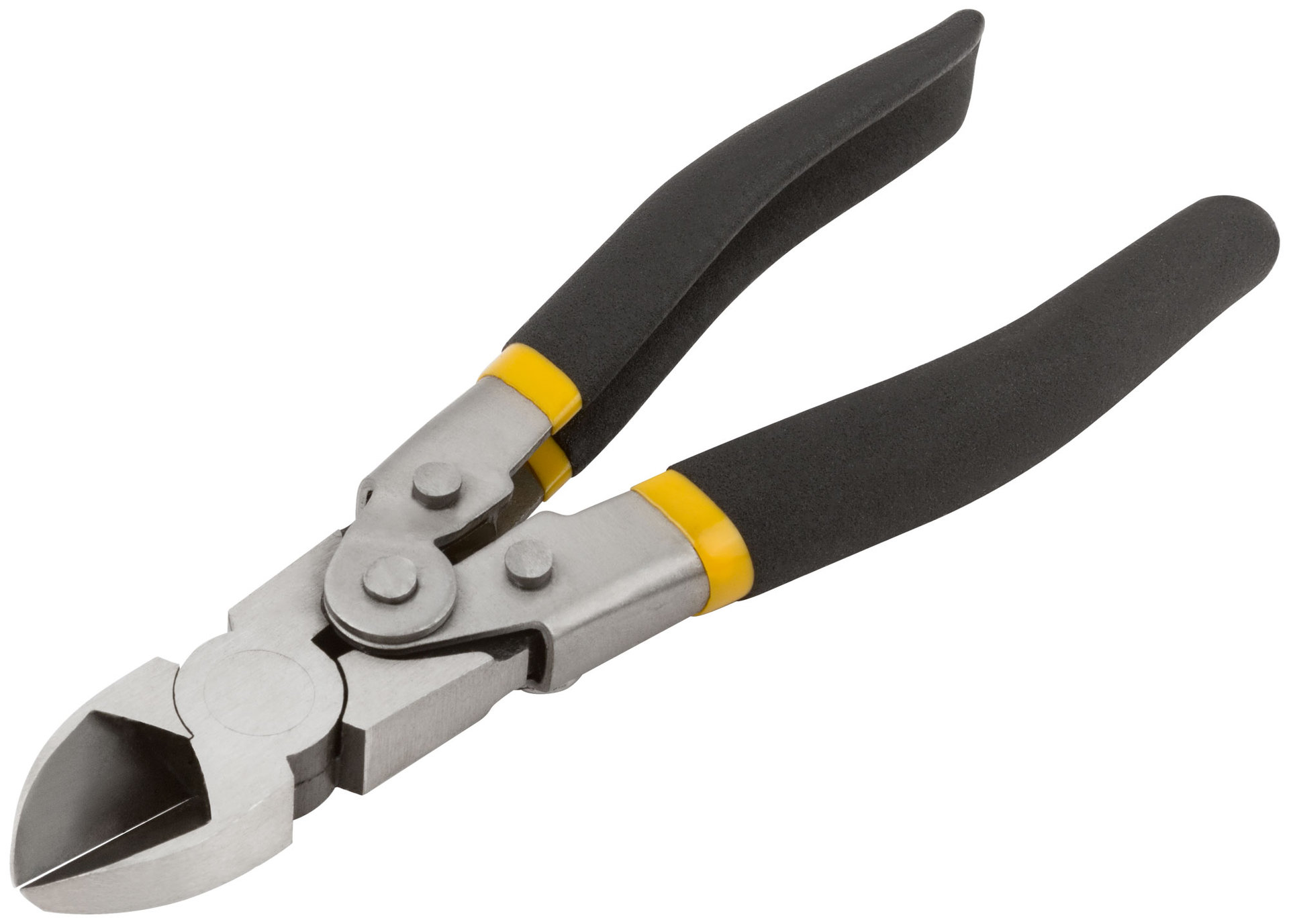 Бокорезы Рычажный тип, CrV сталь, увелич.усилие на сведение губок, ПВХ антискользящие ручки 190 мм