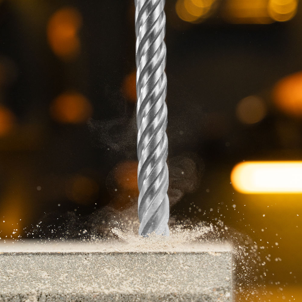 Бур по бетону, цельная крестовая пластина, 14x215 мм, SDS PLUS Denzel (705319)