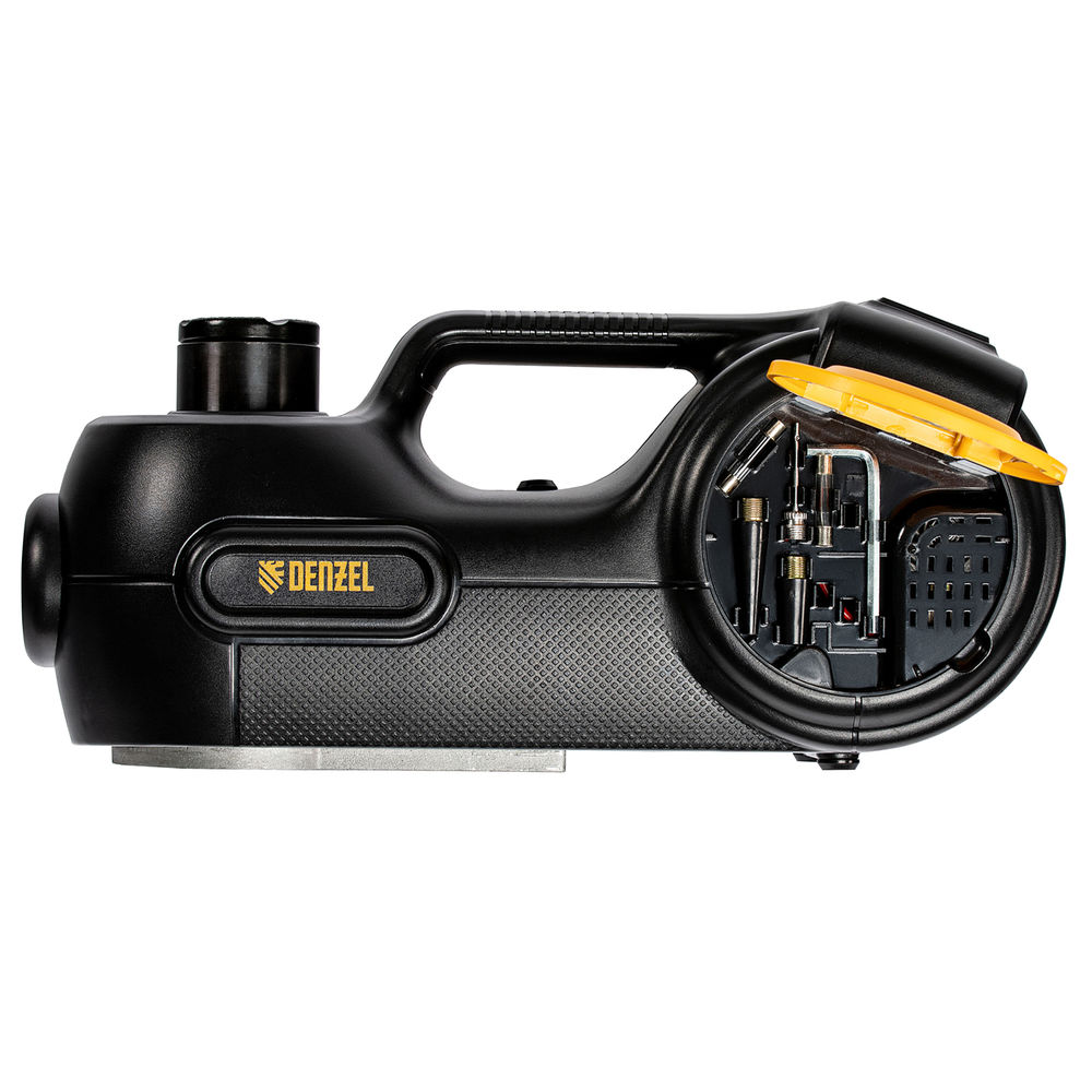 Домкрат электрогидравлический «3 в 1» (1,5 т), 12В, с гайковертом электрическим, в наборе Denzel (51190)