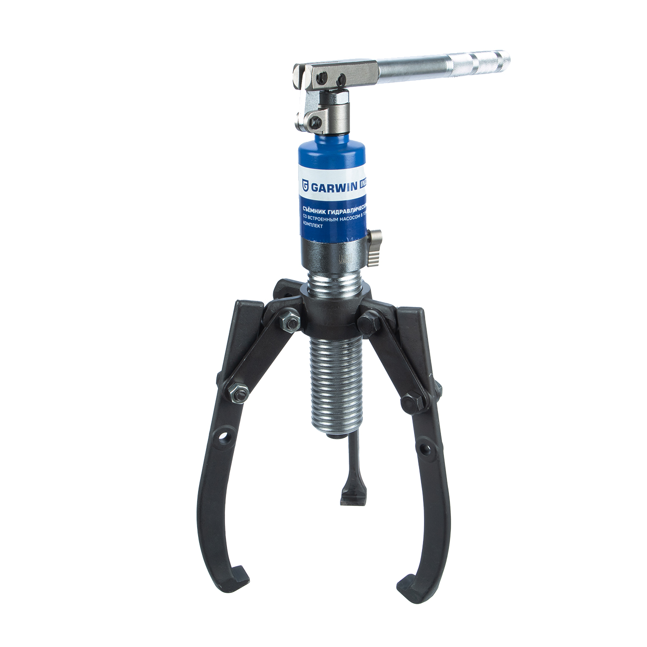 Съёмник гидравлический со встроенным насосом 8 т, комплект GARWIN INDUSTRIAL 811507-8-K