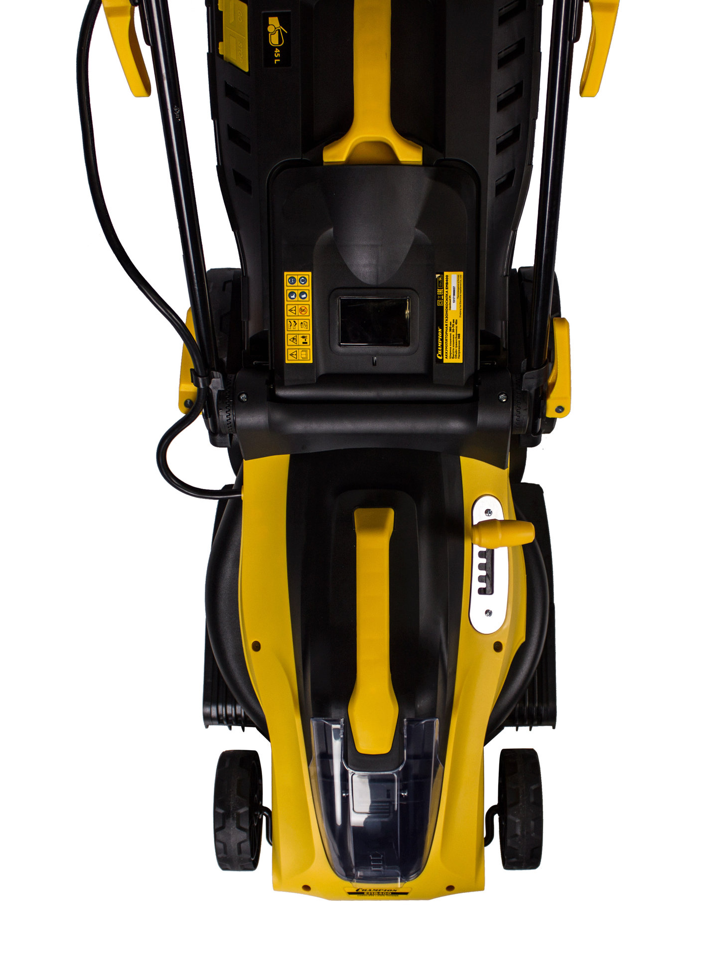 Газонокосилка аккумуляторная CHAMPION EMB400 (36В 4,0Ач Li-ion13,1кг30мин380мм20-70мм45л безАКБиЗУ) (EMB400)