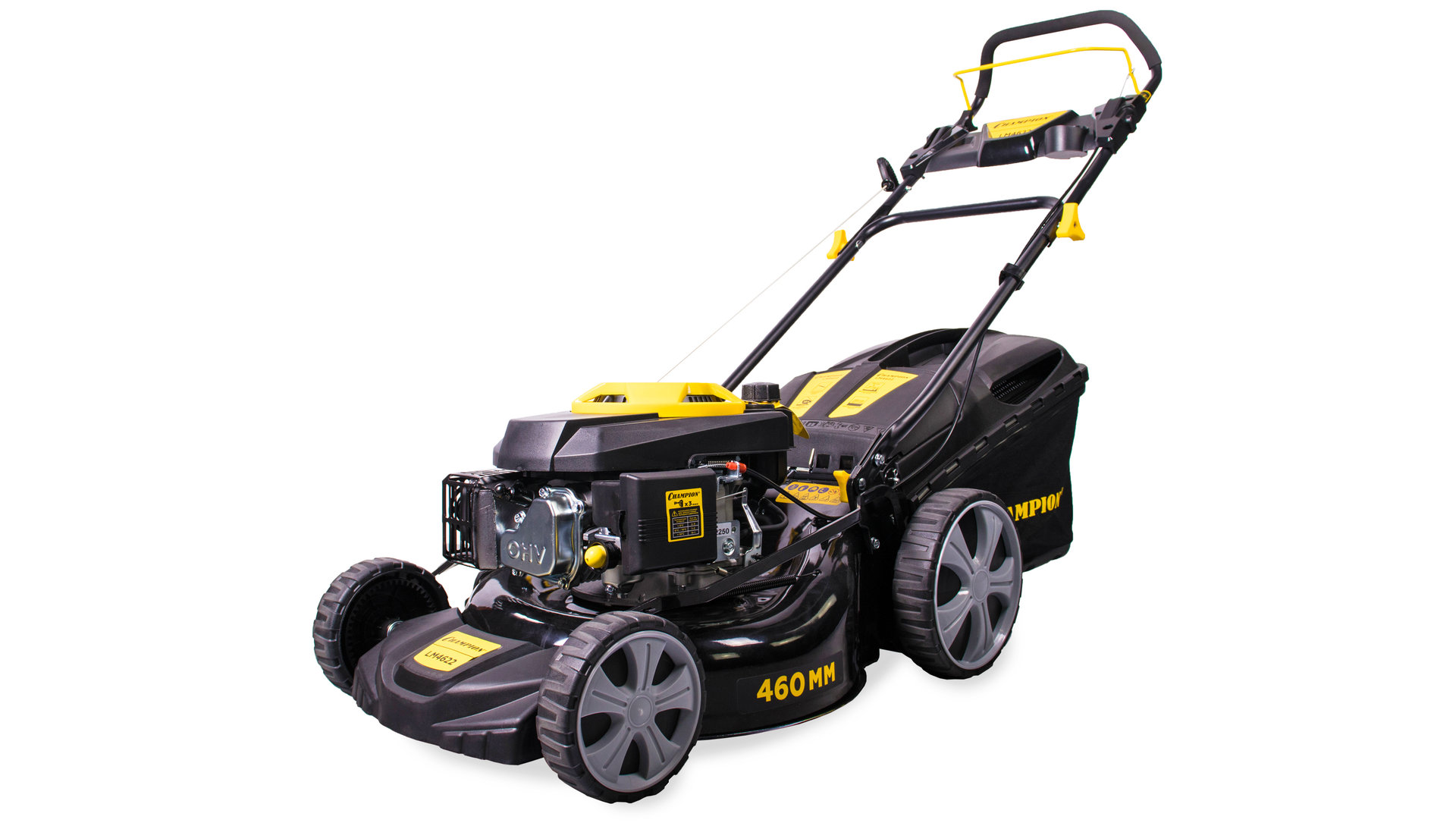 Газонокосилка CHAMPION LM4622 (2,6кВт 457мм 60л 25-75мм 1рычаг/7, 32,6кг 4в1) (LM4622)