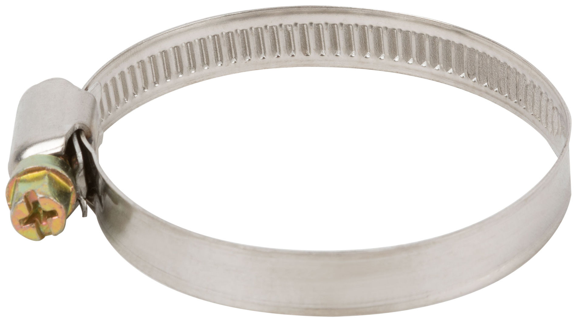 Хомут обжимной (нержавеющая сталь со сваркой) 40-60 мм (64285)