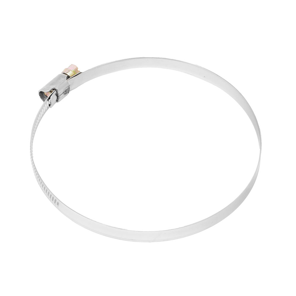 Хомуты нержавеющая сталь, Стандартное болтовое крепление 100-120 мм, 25 штук в упаковке, ширина 9 мм Сибртех (47589)