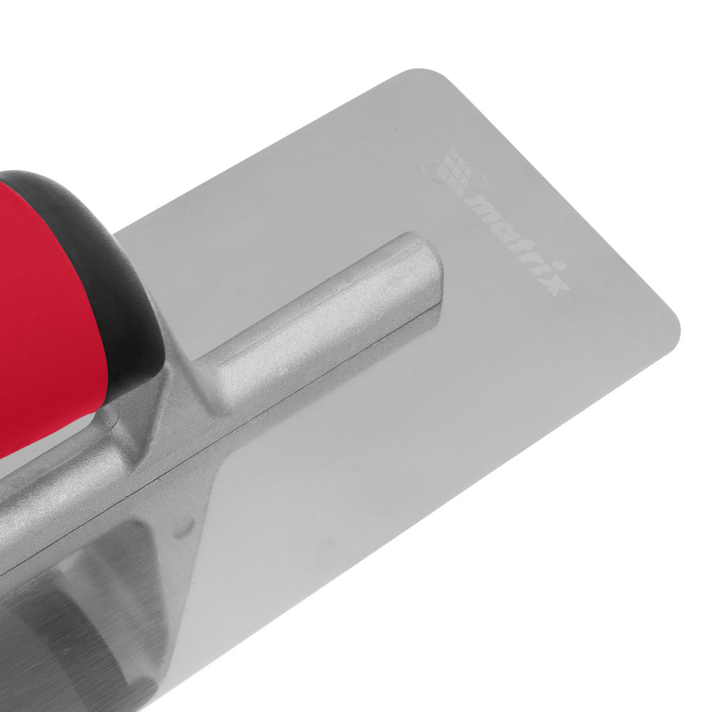 Кельма для венецианской штукатурки, нержавеющая сталь, 200 х 80 мм, двухкомпонентная ручка Matrix (86811)