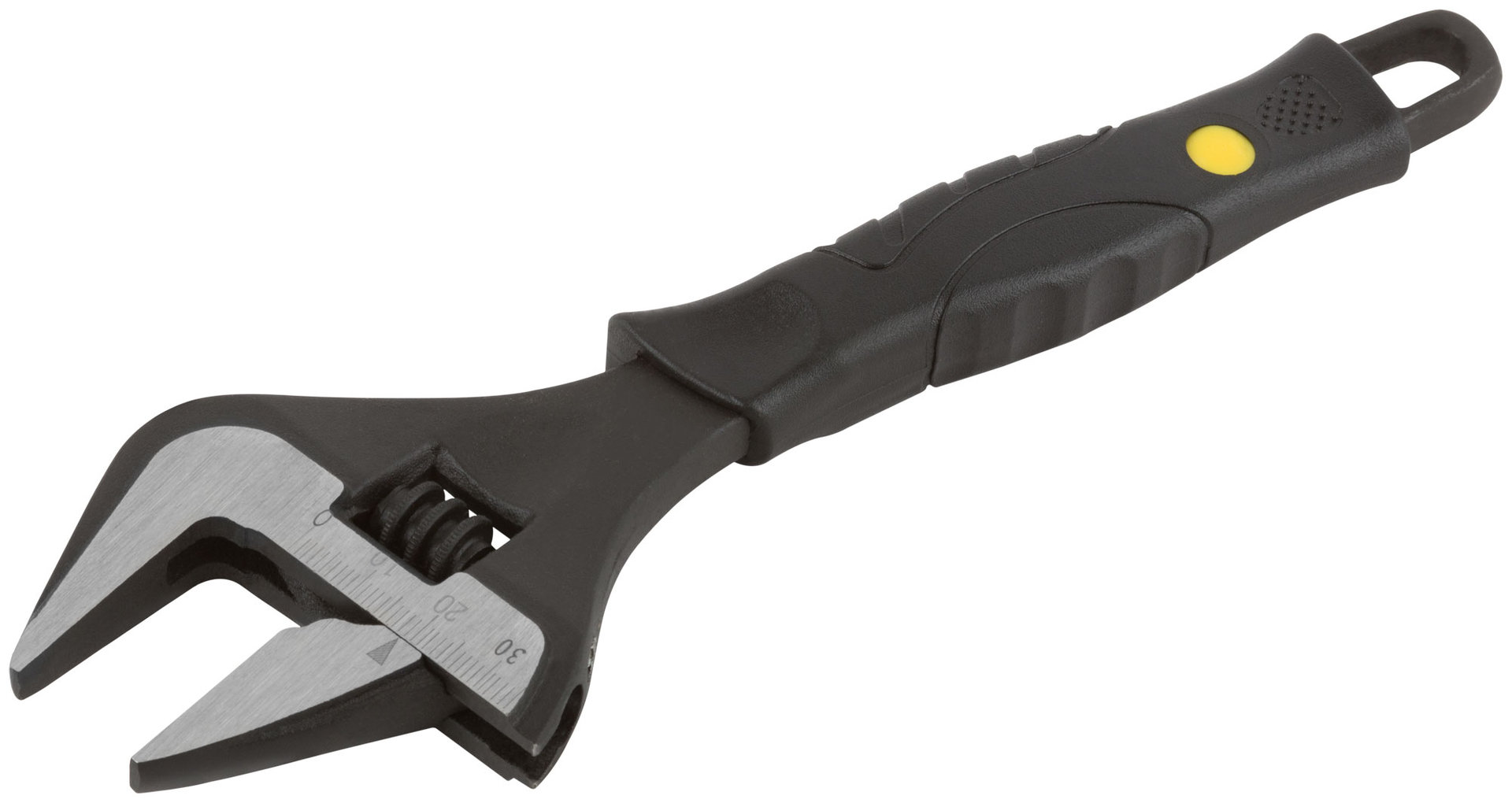 Ключ разводной Контур, узкие губки, шкала, экстра увелич.захват, ПВХ накладка на ручку 200 мм ( 39 мм )