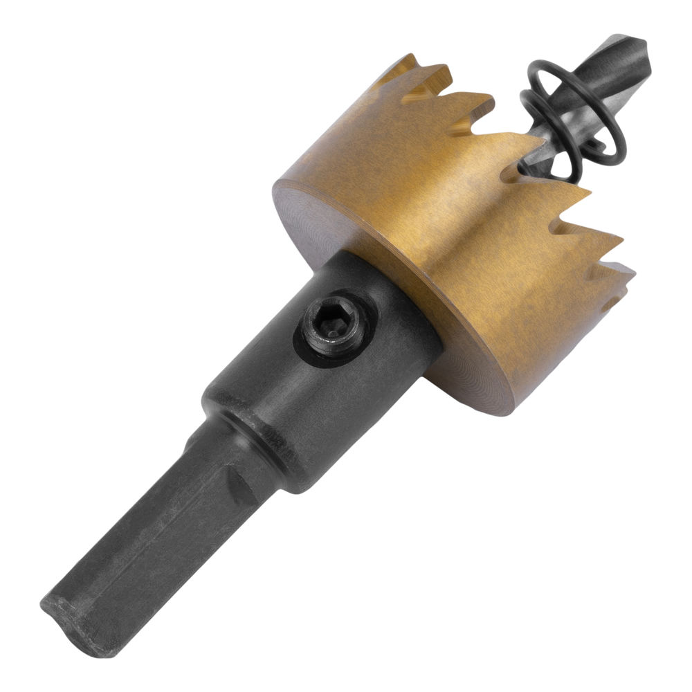 Коронка по металлу HSS, 26 мм, нитридтитановое покрытие Denzel (724105)