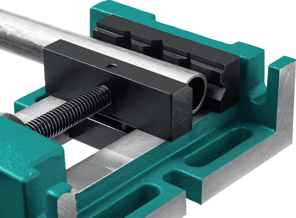 Тиски сверлильные станочные трехсторонние 100 мм KRAFTOOL 32716-100