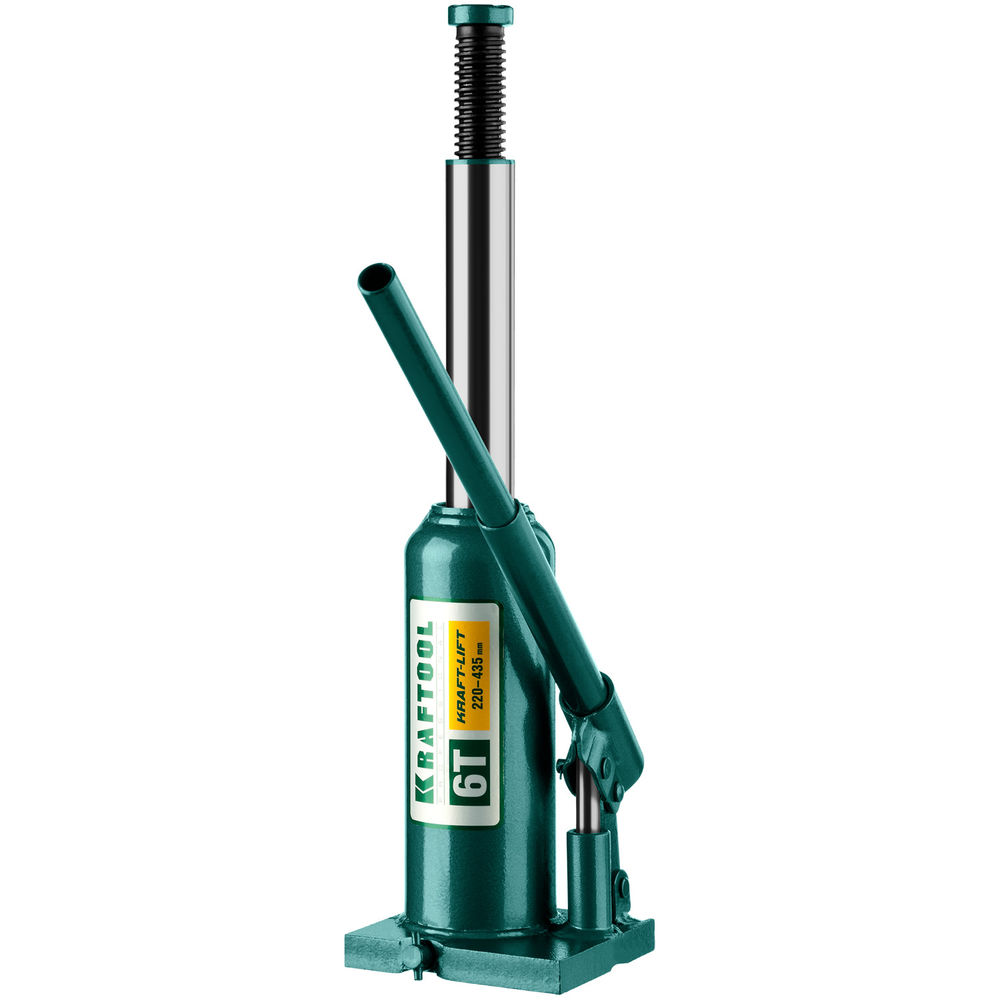 Домкрат бутылочный гидравлический 6 т, 216 - 413 мм KRAFT-LIFT KRAFTOOL 43462-6