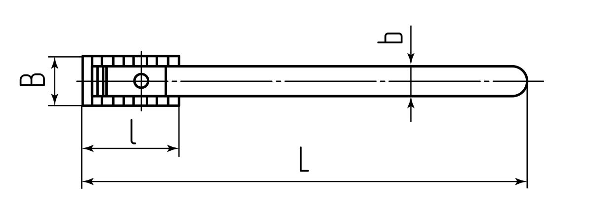 Крепеж ремешковый КР 16 (черн) (100шт) (Fortisflex) (104958)