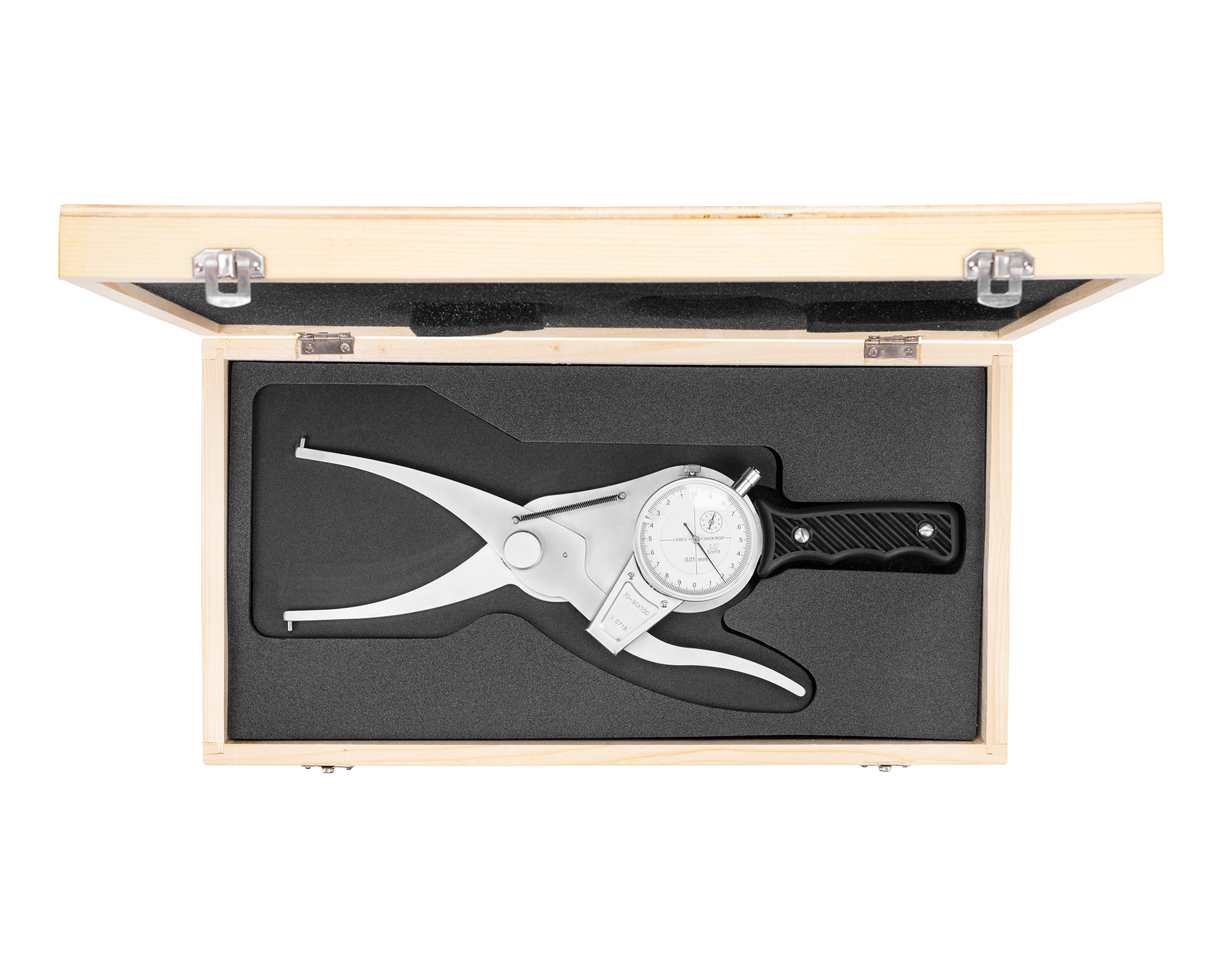 Кронциркуль индикаторный 70-90мм (L=100) 0.01 д/внутренних измерений SHAN