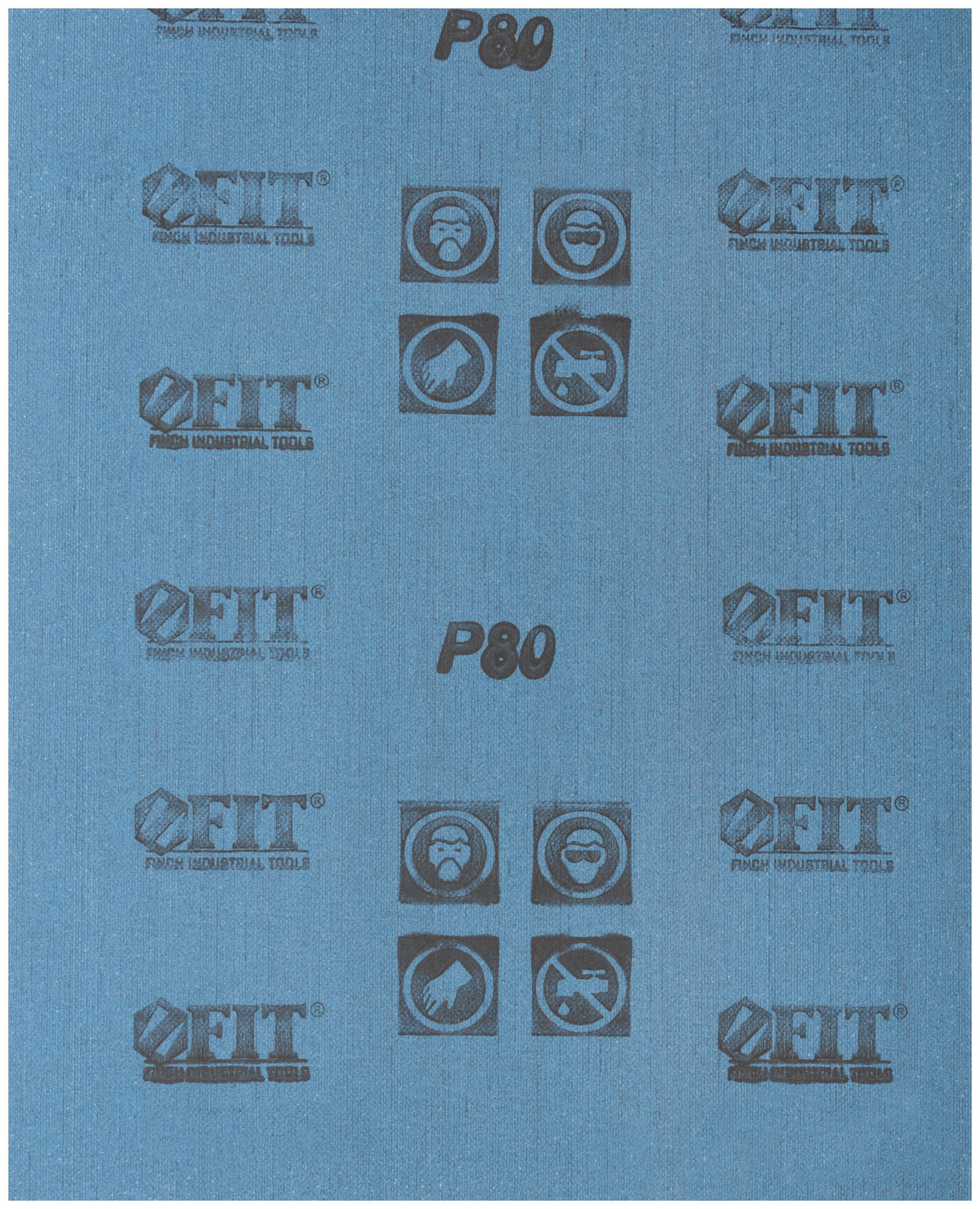 Листы шлифовальные на тканевой основе, алюминий-оксидный абразивный слой 230х280 мм, 10 шт. Р 80 (38008)