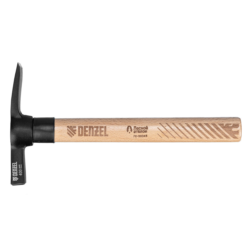 Молоток каменщика, 400 г, буковая рукоятка, EFP Denzel (10641)