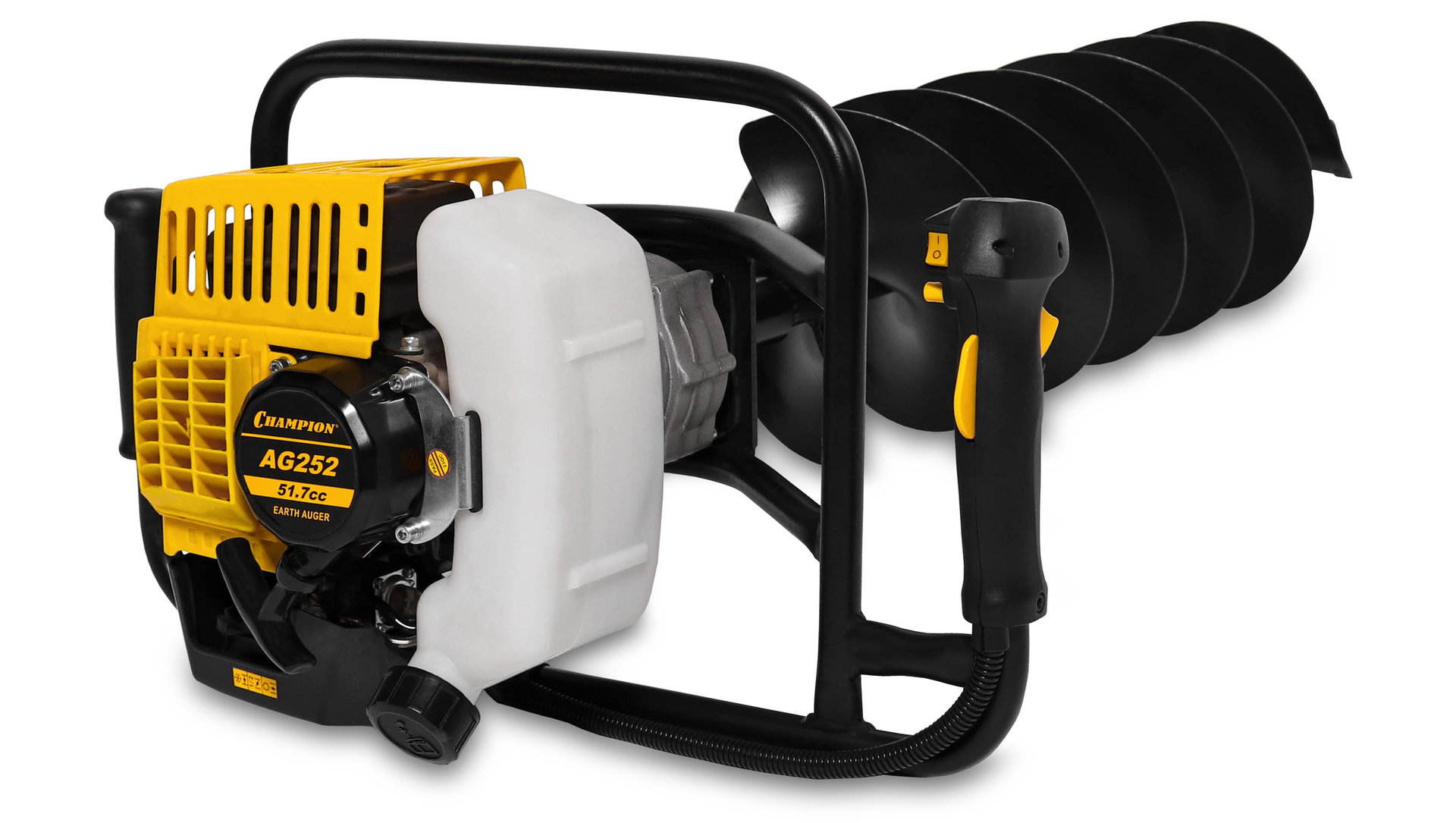 Мотобур 1,46кВт 51,7см? 9,2кг шнек 200?550 CHAMPION AG252