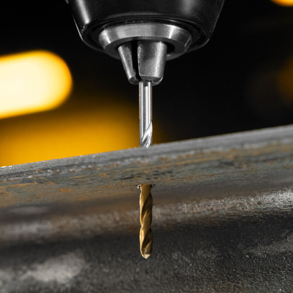 Набор сверл по металлу, 1-13 мм, Р6М5-TiN, Golden Tip, 25 шт Denzel (723009)