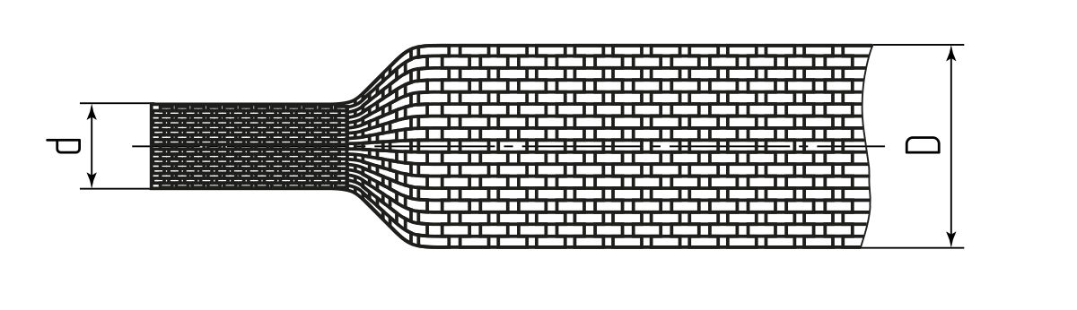 Оплетка кабельная XT-40/20 (Fortisflex) (85374)