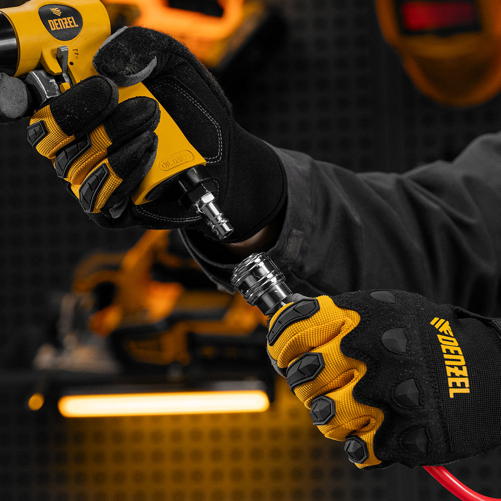 Пневматическая дрель PD500, 500 об/мин, 114 л/мин, 13 мм Denzel (57478)