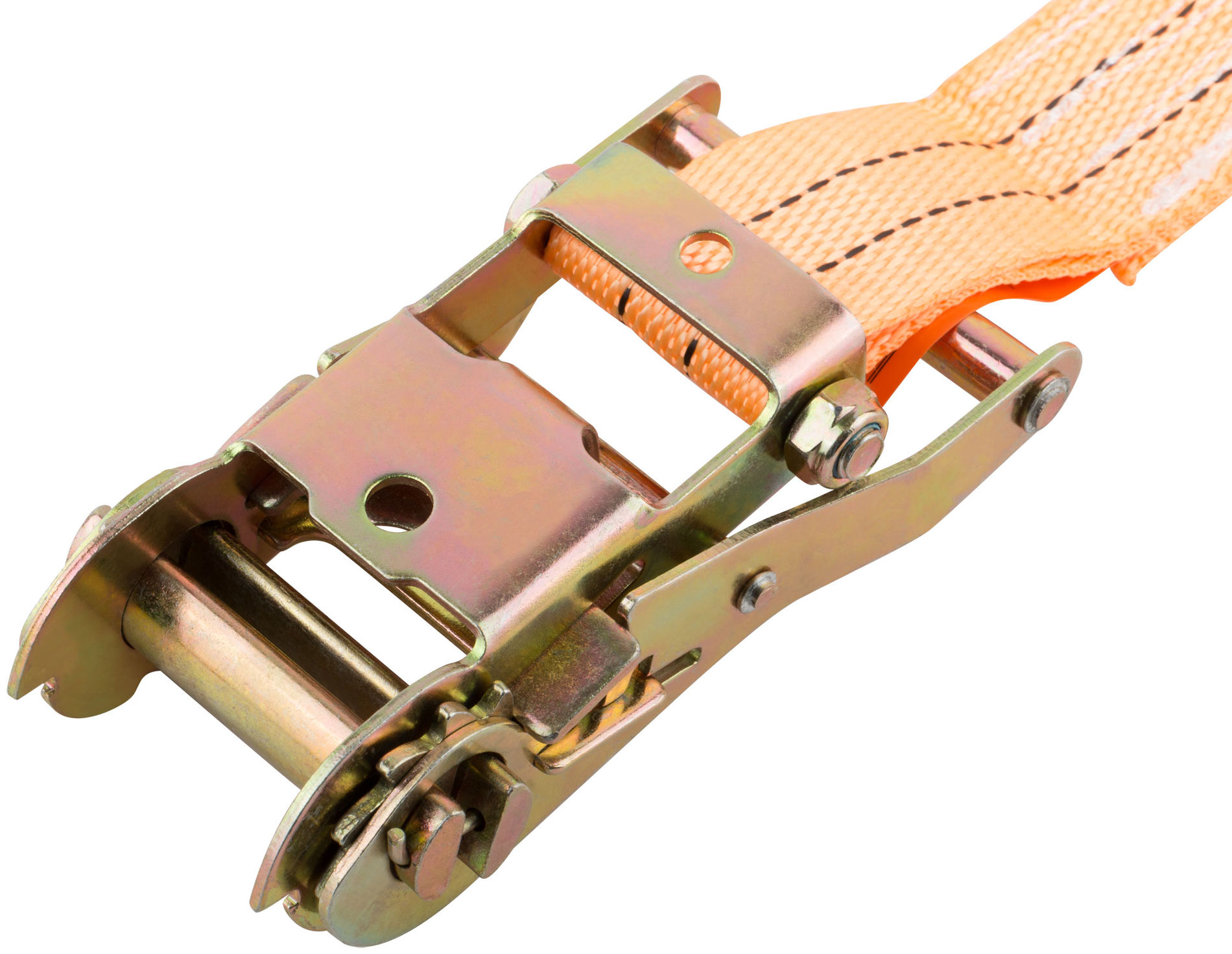 Ремень для крепления груза, храповый механизм, лента 38 мм х 12 м, 1500 кг (77-382)