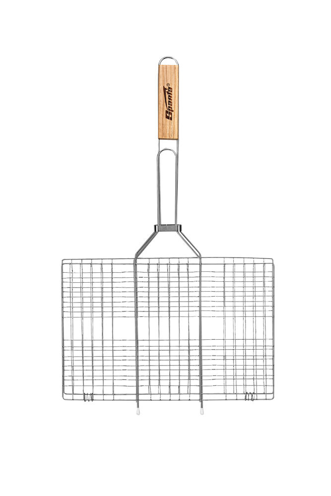 Решетка-гриль 220 х 340 мм, хромированная Sparta (69567)