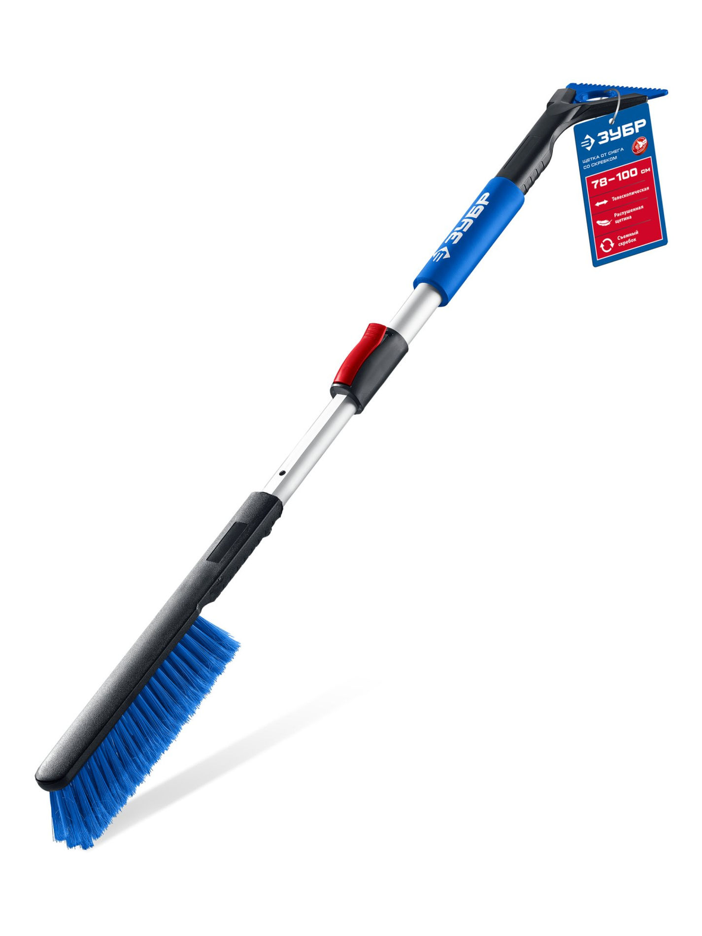 Щетка телескопическая от снега со скребком автомобильная 775-1000 мм ЗУБР Профессионал 61066