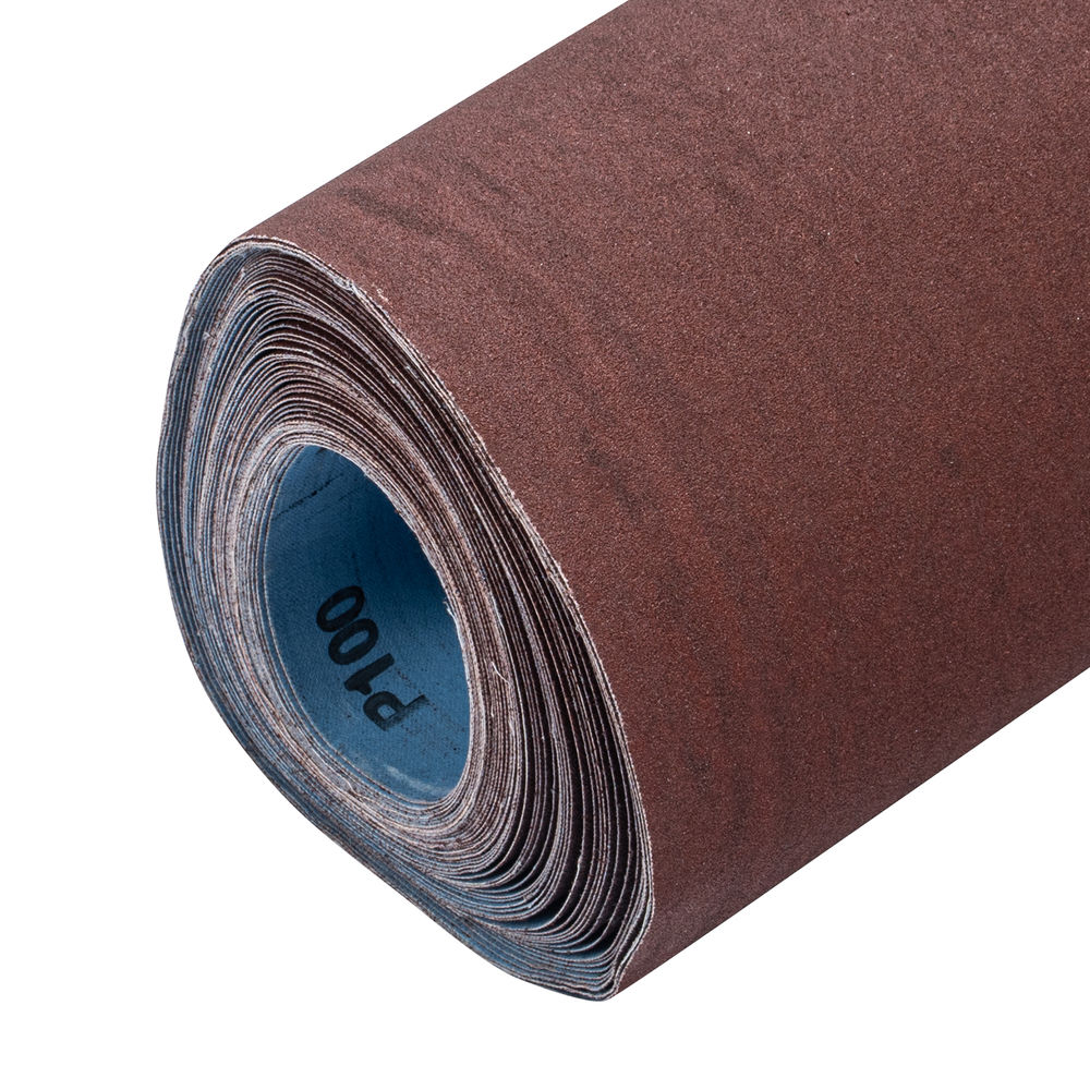 Шкурка на тканевой основе, P 100, 1000 мм х 20 м, водостойкая Matrix (75290)