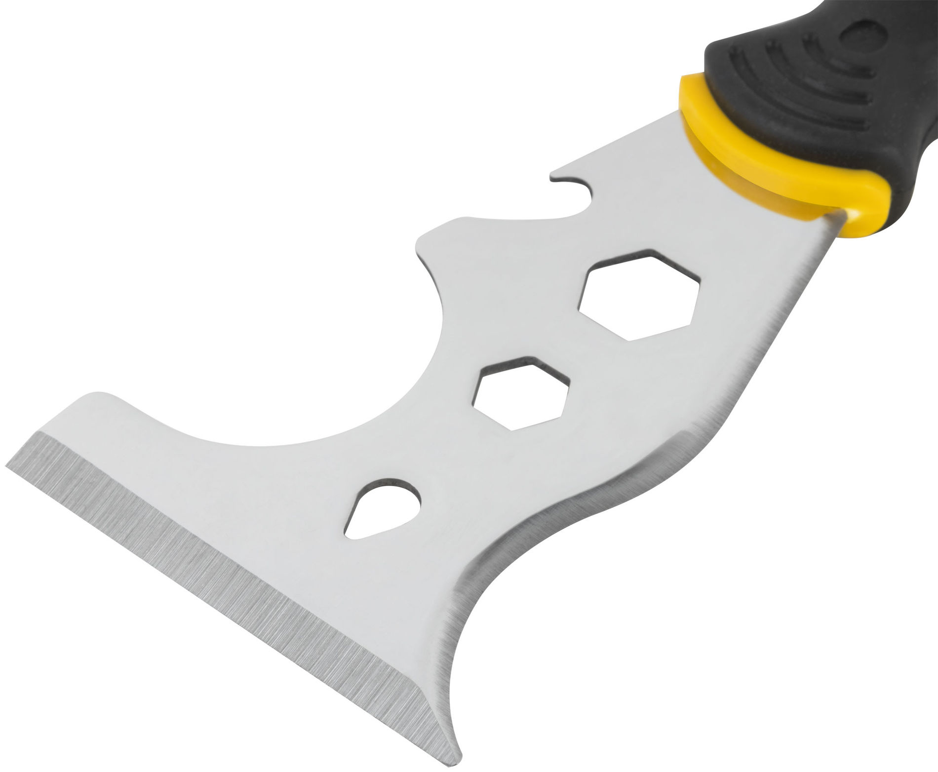 Шпатель многофункциональный Профи, толщ.лезв.1,8 мм, двухкомп. ручка, усил.сталь, 75 мм (06653)