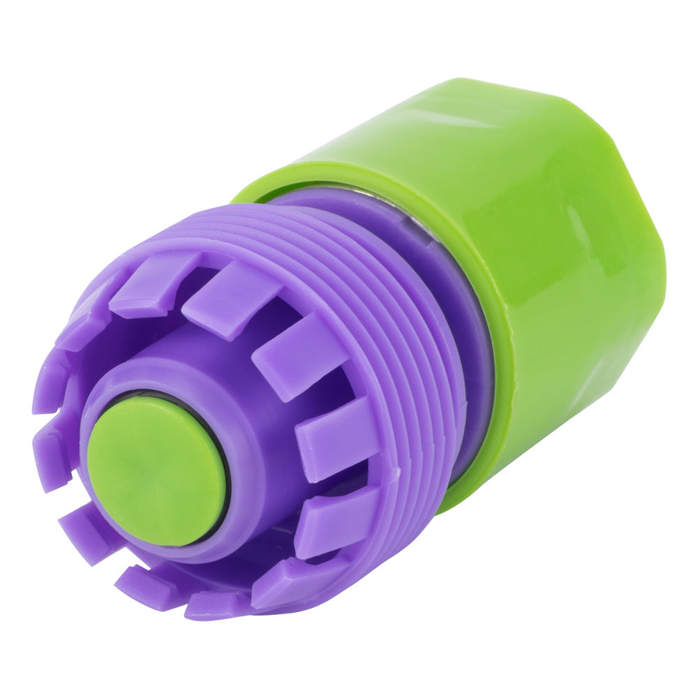 Соединитель пластмассовый, быстросъемный для шланга 3/4, аквастоп Palisad (66165)