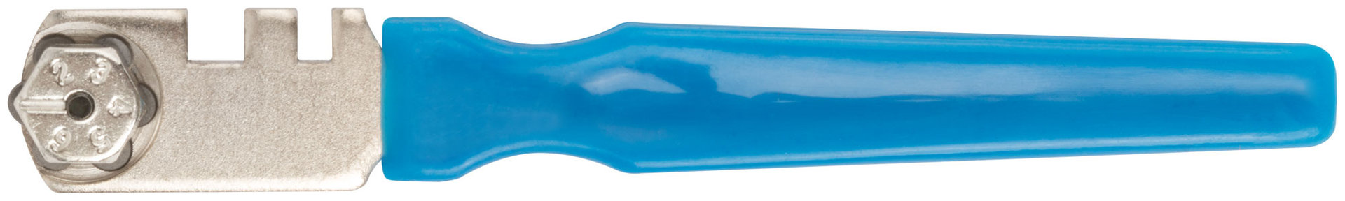 Стеклорез роликовый, 6 роликов, пластиковая ручка (16908М)