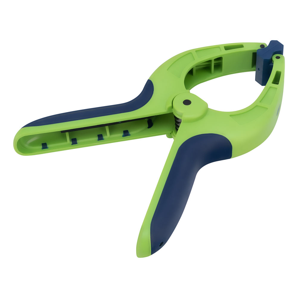 Струбцина клещеобразная 3-3/16, пластиковый корпус, двухкомпонентные рукоятки, усиленная пружина, 82 мм Сибртех (20788)