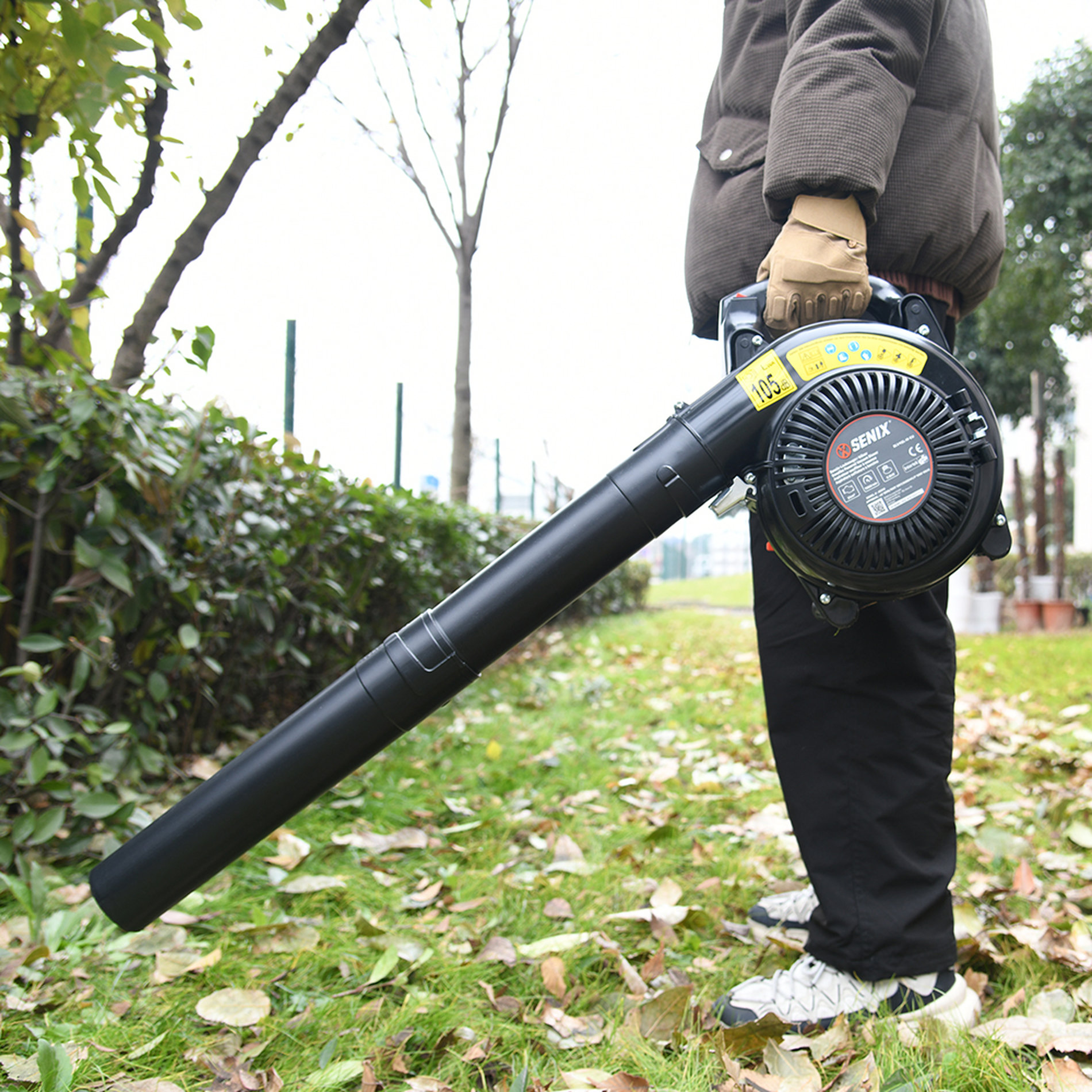 Воздуходувка-садовый пылесос бензиновая ,31 см3, 4-х тактная BLV4QL-M-EU