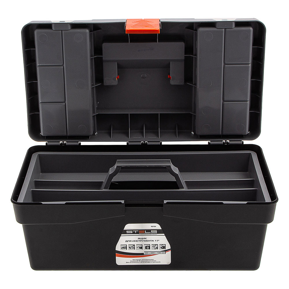Ящик для инструмента 17, 420 х 220 х 180 мм, пластик Stels