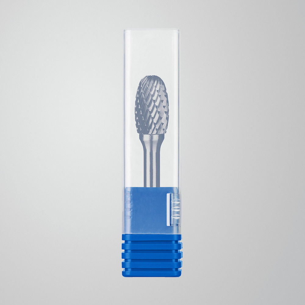 Борфреза твердосплавная 12?20 мм, тип E (овал, радиус 5.0 мм), хв-к 6 мм ЗУБР ПРОФЕССИОНАЛ 28804-12-20