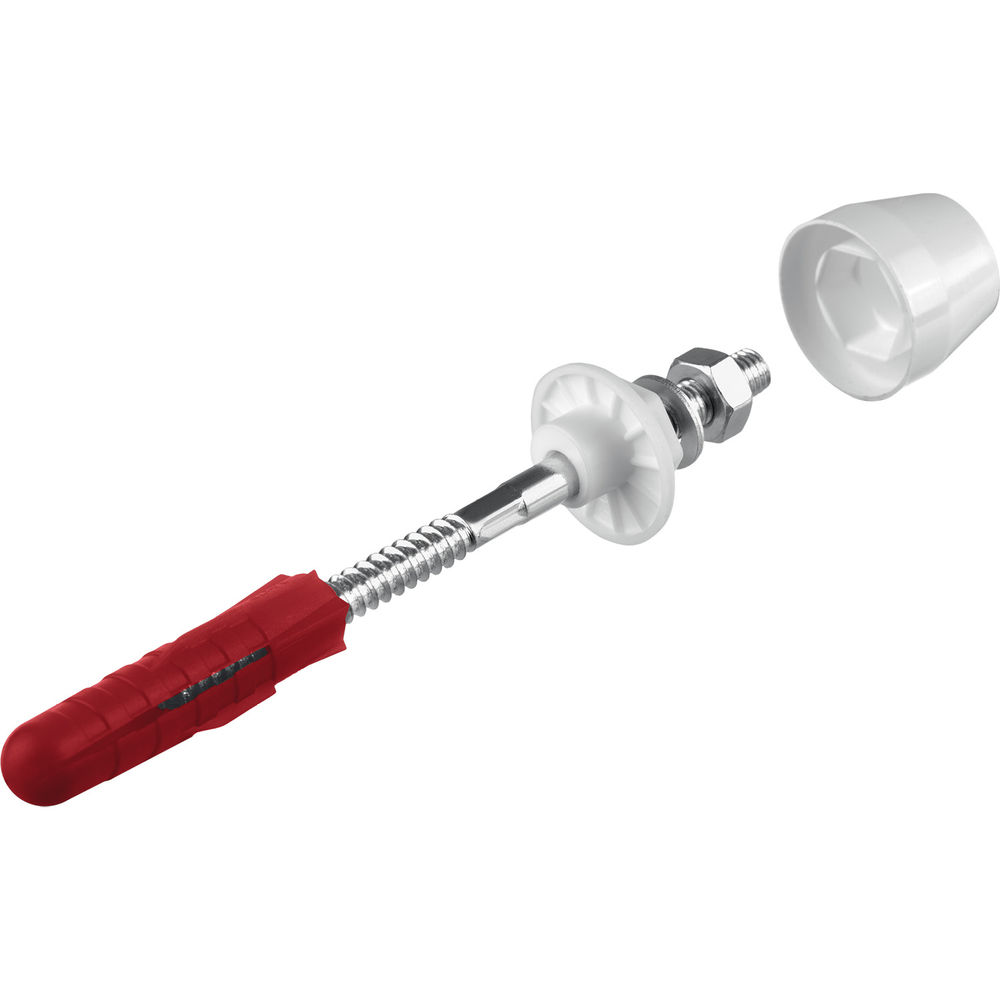 Набор для крепления раковин и писсуаров 14 мм, белый ЗУБР Профессионал 44220_z01