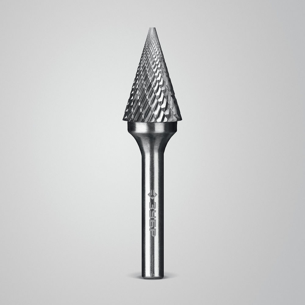Борфреза твердосплавная 16?25 мм тип M конус с острым углом 30° хв-к 6 мм Профессионал ЗУБР 28811-16-25