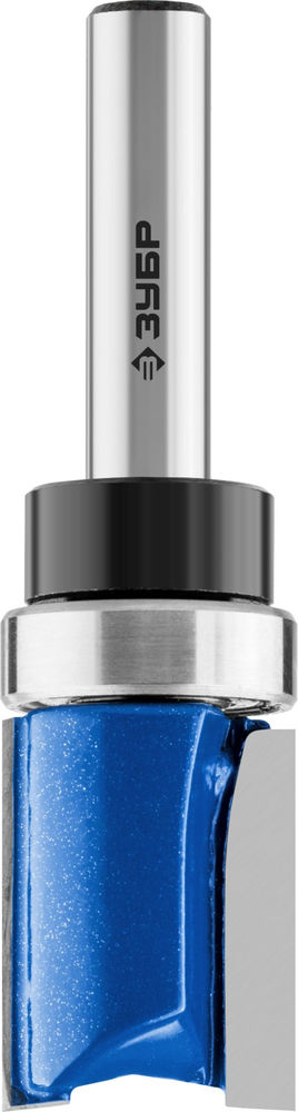 Фреза пазовая прямая 19?26 мм с верхним подшипником хвостовик 8 мм ЗУБР Профессионал 28756-19-26