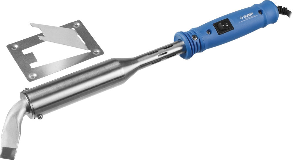 Электропаяльник Ceramic PRO 300 Вт, клин, высокомощный, пластиковая рукоятка ЗУБР Профессионал 55301-300